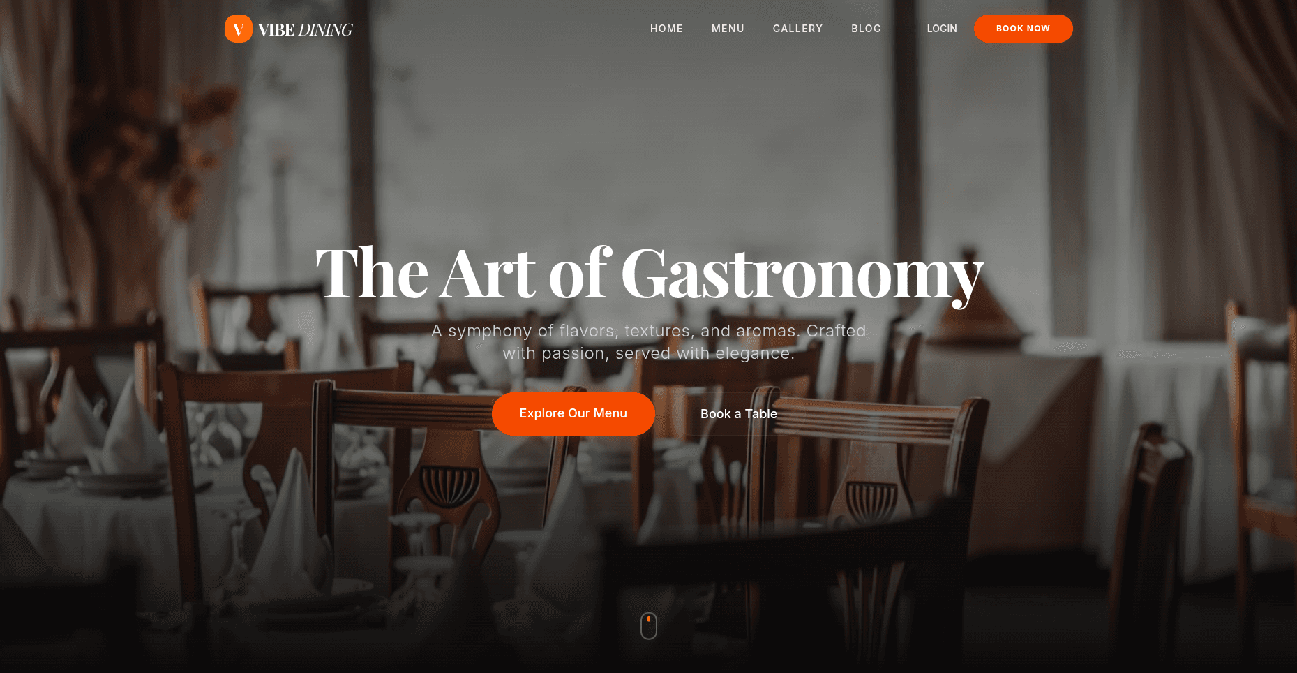Modern Restaurant Web App (Demo)