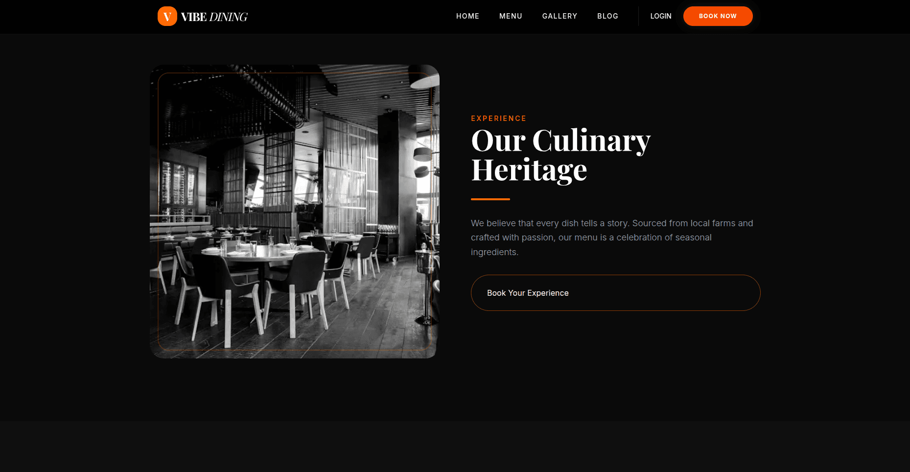 Modern Restaurant Web App (Demo)